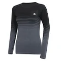 Dare2b In The Zone Womens Thermal Long Sleeve Shirt Black Gradient XS
