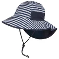 Sunday Afternoons Kids Play Hat Large Navy Stripe