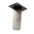 Manta Stainless Rod Holder with Flush Top Plate 42mm ID - Angled