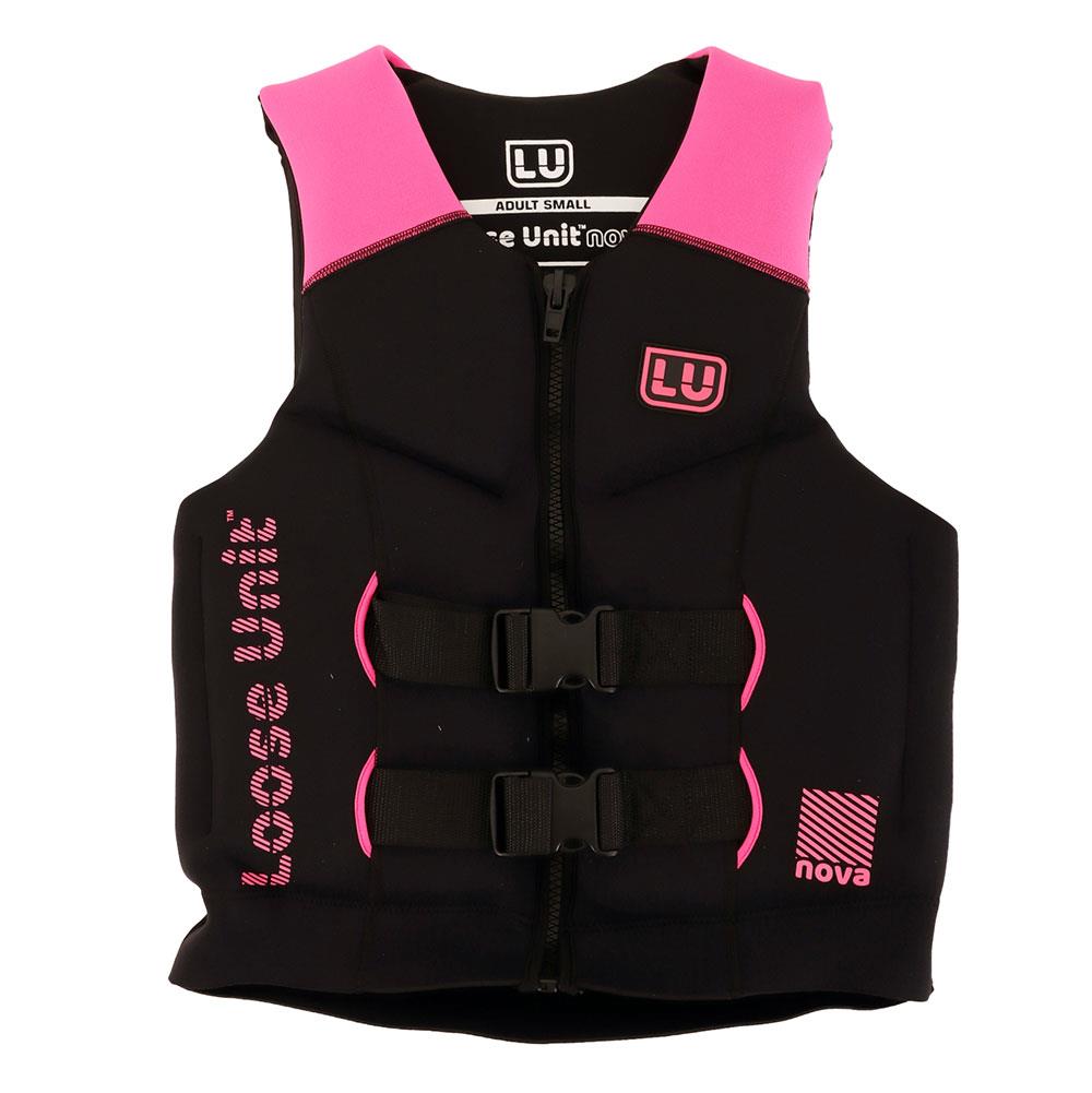 Loose Unit Comp Fx Neoprene Watersports Level 50 Womens Life Vest Black/Pink 14