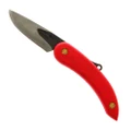 Svord Peasant Pocket Knife with Red Polypropylene Handle 3in