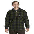Swanndri Mens Ranger Wool Shirt Olive/Black Check XL