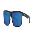 Costa Rinconcito Blue Mirror 580G Polarized Sunglasses Matte Black