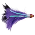 Black Magic Saltwater Chicken Feathered Lure Blue/White Double Hook