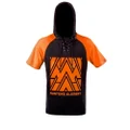Hunters Element Forestry Mens Hi Vis Hooded Shirt Black/Fluoro Orange 3XL