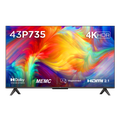 TCL 43" P735 4K UHD HDR HDMI 2.1 Hands Free Voice Control 2.0 Google Dolby Vision Smart TV