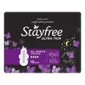 Stayfree Ultra Thin Pads - All Nights With Wings
