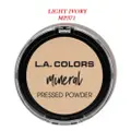 La Colors Mineral Pressed Powder-Light Ivory