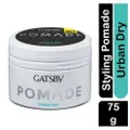 Gatsby Pomade Hair Styling Wax - Urban Dry- Side Swipe Style