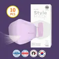 Bluna Bfe 99.9% 3D Lilac Colour Style Adult Face Masks