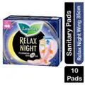 Laurier Relax Night Pads With Wings (35Cm)
