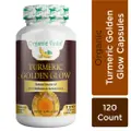 Organic Veda Turmeric Golden Glow 120 Veg Capsules