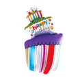 Houze Crooked Cake Foil Balloon