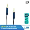 Daiyo 3.5Mm Stereo Aux Braided Cable 1 Meter