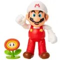 Nintendo Super Mario 4-Inch Fire Mario With Fire Flower Figur