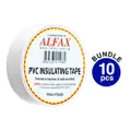 Alfax 1910 Insulating Tape White 19Mmx10Y