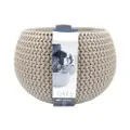 Prosperplast Splofy Bowl Basket Wave Pot ( 290 X 190 Mm) Mocca