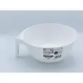 Kokubo Glean Plastic Bowl With Handle (White)