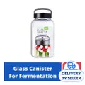 Lock&Lock Breathing Glass Canister With Handy 4.2L