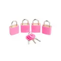 Korjo Luggage Lock(4 Pack)(Pink)