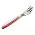 Nihon Cutlery S/Steel Pink Handle Dessert Fork L19.7 W2.7Cm