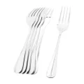Nihon Cutlery Stainless Steel Dessert Fork L18.6 W2.5Cm