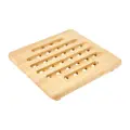 Dolphin Collection Wooden Trivet Square With Leg