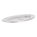 555 Stainless Steel Oval Plate 25X16Cm