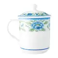 Cheng'S Porcelain Mug With Cover 3.6 (Blue Flowers Design)