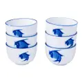 Ciya Blue Carp 4 Oz Porcelain Tea Cup