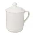 Cheng'S White Porcelain Tea Cup With Cover