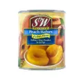 S & W Cling Peaches - Halves