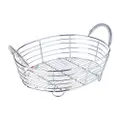Vesta Chrome Double Handle Oval Basket L35 W26Cm