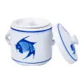 Ciya Blue Carp 450Cc Porcelain Steam Pot