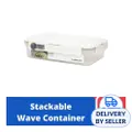 Lock&Lock Wave Food Container Rect 2.2L - White