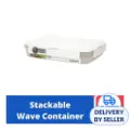 Lock&Lock Wave Food Container Rect 1.5L - White