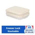 Lock&Lock Freezer Lock Container 2P Set Rect 2.4L - Ivory