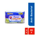 Pureen Hygiene Wipes 3X80'S - Antibacterial