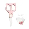 Cubble Little Bear Ceramic Food Scissors - Pink