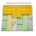 Owen Baby 6-Pc Knit Washcloth (Yellow)