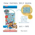 Paw Patrol 3Ply Disposable Mask Toddler 2-5 Yrs Old (Rainbow)