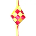 Partyforte Hari Raya Handmade Ketupat - 10X7 Yellow & Red