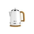 Odette Stainless Steel Electric Kettle (White)