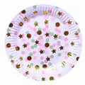 Partyforte Disposable Paper Tableware - Colorful 9In Plate