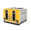 Odette Streamline Series 4-Slice Bread Toaster (Yellow)