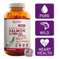 Nutra Botanics Omega 3 Salmon Fish Oil 1000Mg Epa Dha