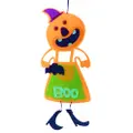 Partyforte Halloween Banner-Swing Legs Boo Orange