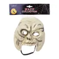 Partyforte Halloween White Old Man Chinless Latex Mask