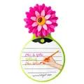 Vigar Flower Power Pink Notebook W/Suction Pad