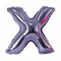 Partyforte Alphabet Balloon - X Silver (16 Inch)